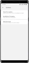 WhatsApp Blue screenshot