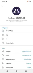 Ayugram screenshot