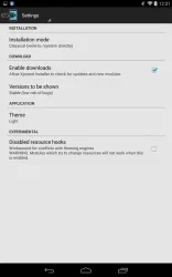 Xposed Installer screenshot