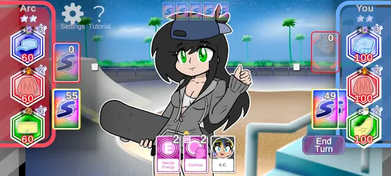 STRIP Battle Action Cards screenshot