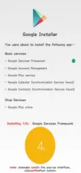 Google Installer screenshot Google Installer screenshot